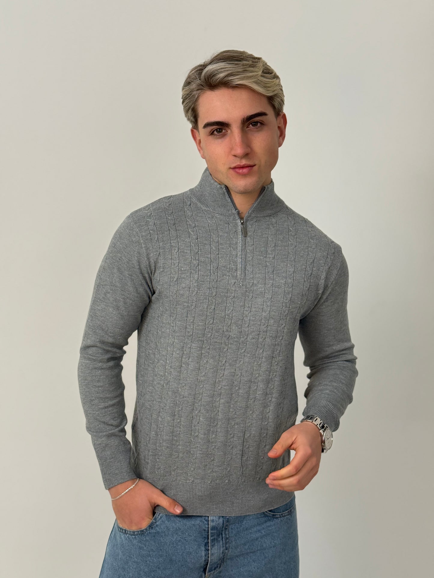 Sweater Esencia - Gris Claro