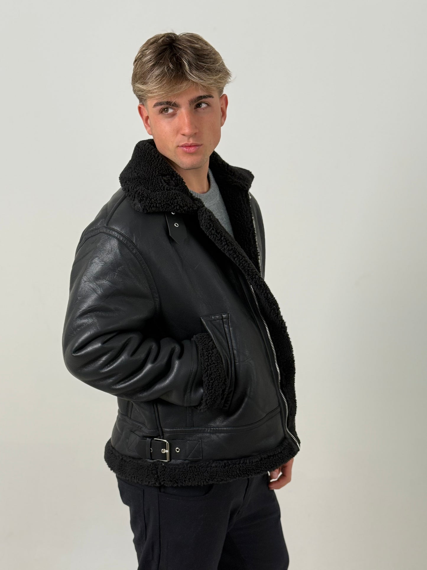 Chaqueta Gamulán Negra - Corderito Negro