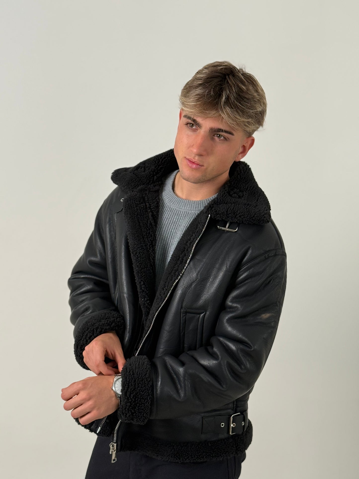 Chaqueta Gamulán Negra - Corderito Negro