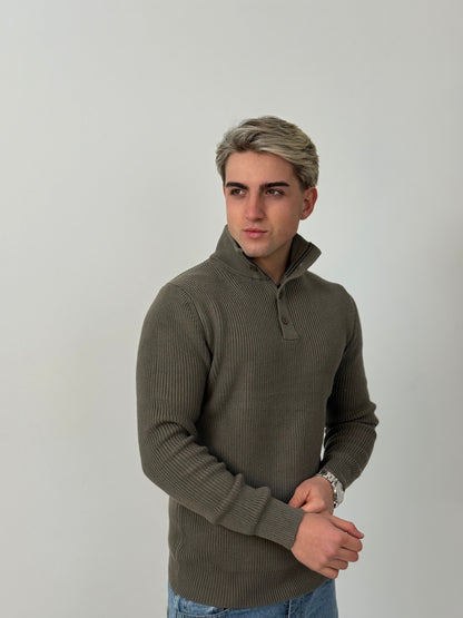 Sweater Linaje - Verde Oliva