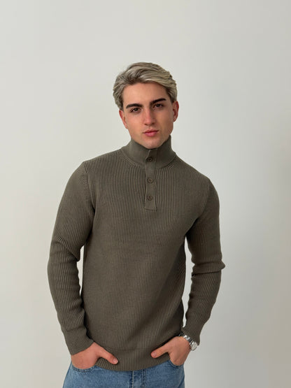 Sweater Linaje - Verde Oliva