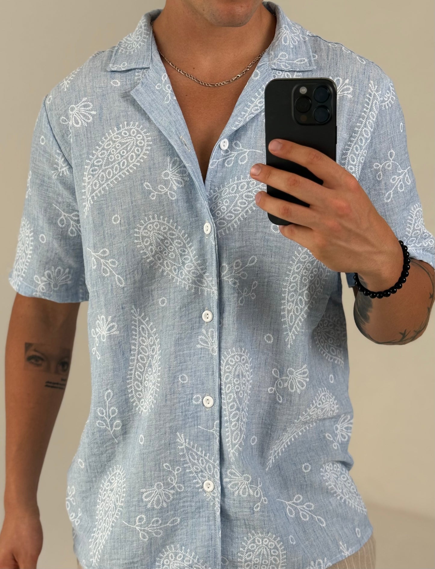 Sunset Lino - Sky Blue