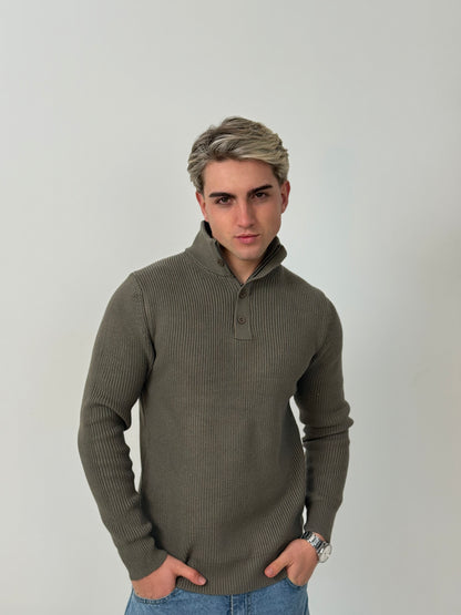 Sweater Linaje - Verde Oliva
