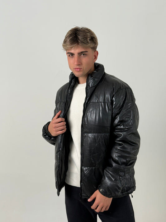 Campera Puffer Negra Executive