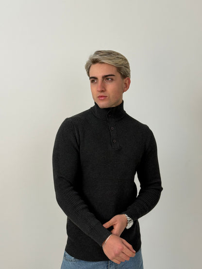 Sweater Linaje - Gris Oscuro