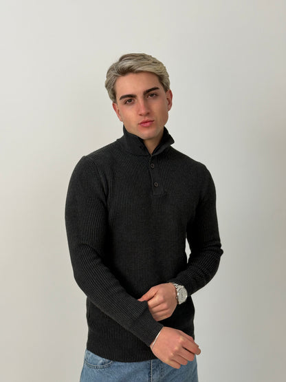 Sweater Linaje - Gris Oscuro