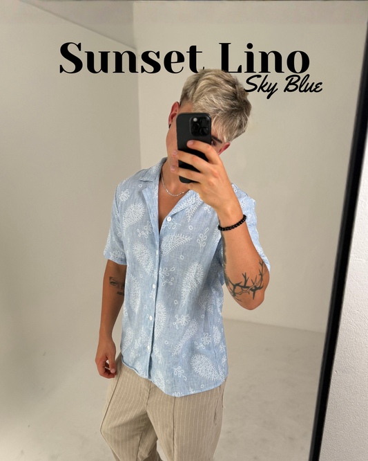 Sunset Lino - Sky Blue