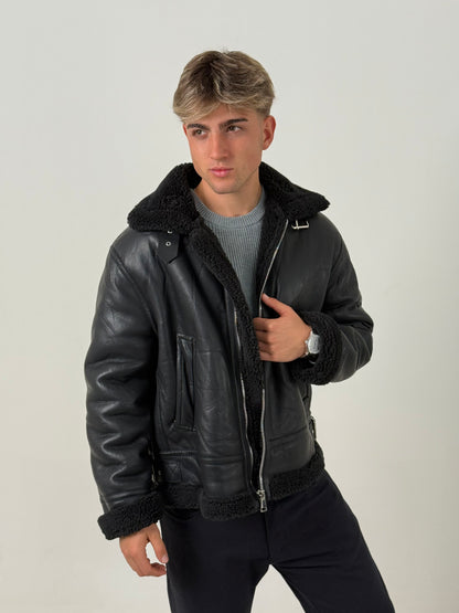Chaqueta Gamulán Negra - Corderito Negro