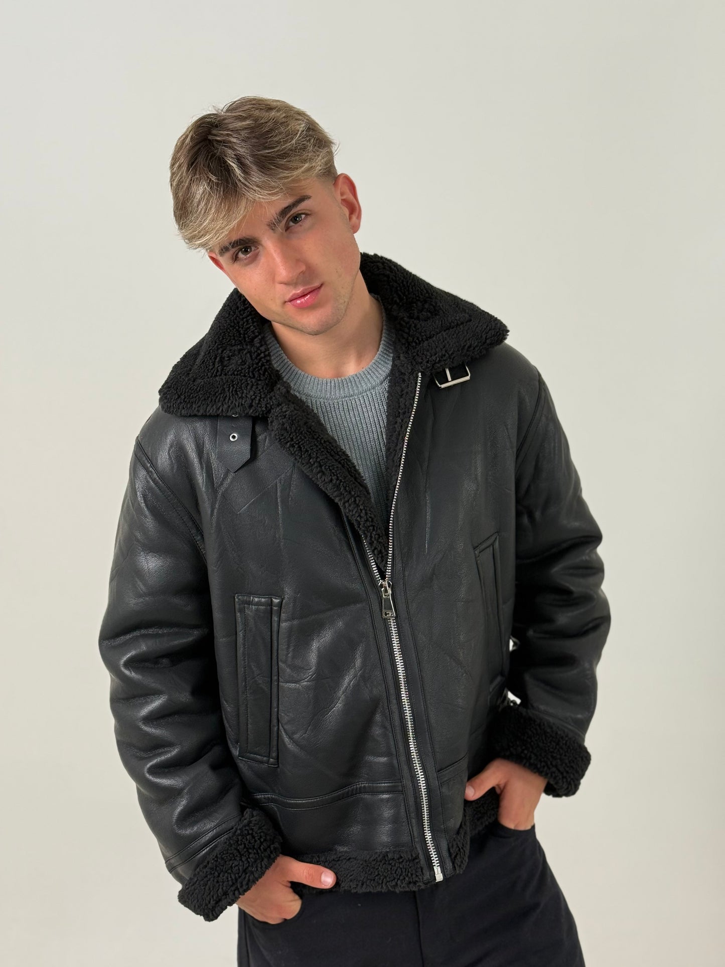 Chaqueta Gamulán Negra - Corderito Negro