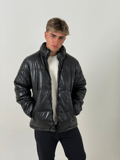 Campera Puffer Negra Executive