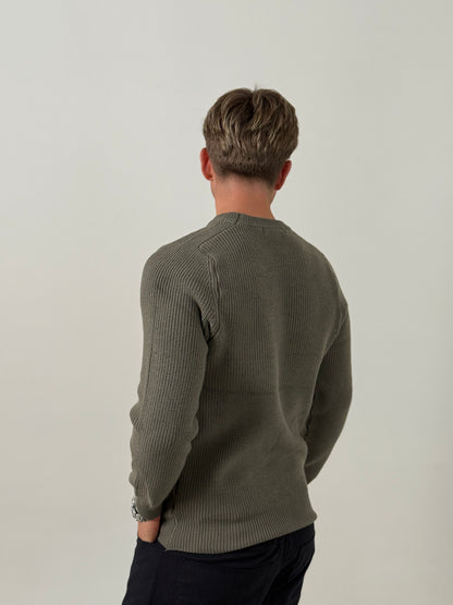 Sweater Knit Verde Oscuro