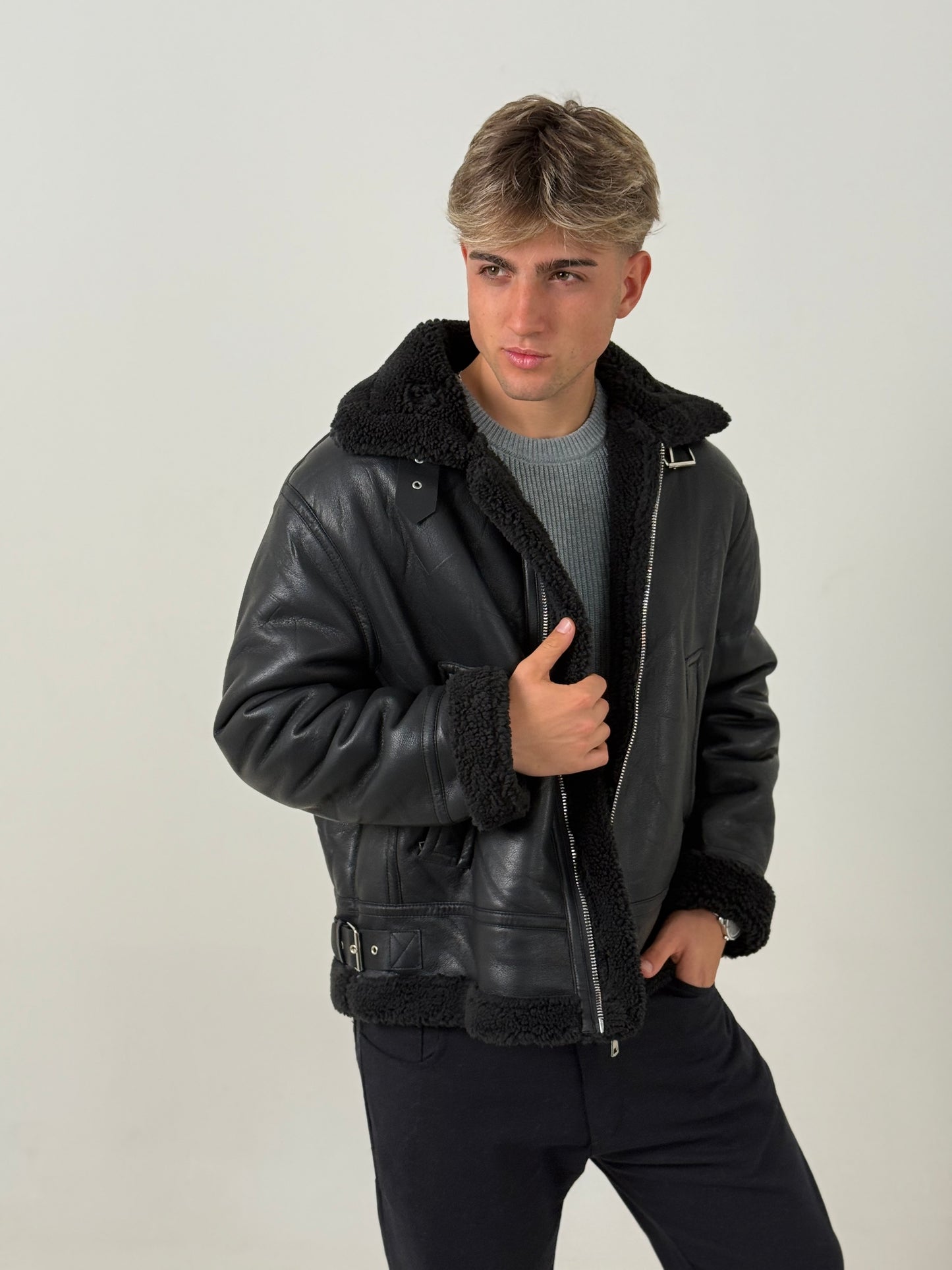 Chaqueta Gamulán Negra - Corderito Negro