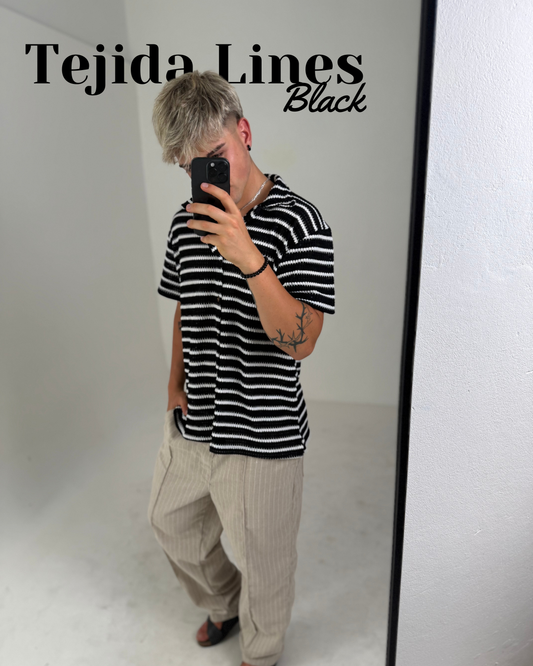 Tejida Lines - Black