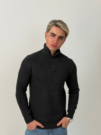 Sweater Linaje - Gris Oscuro