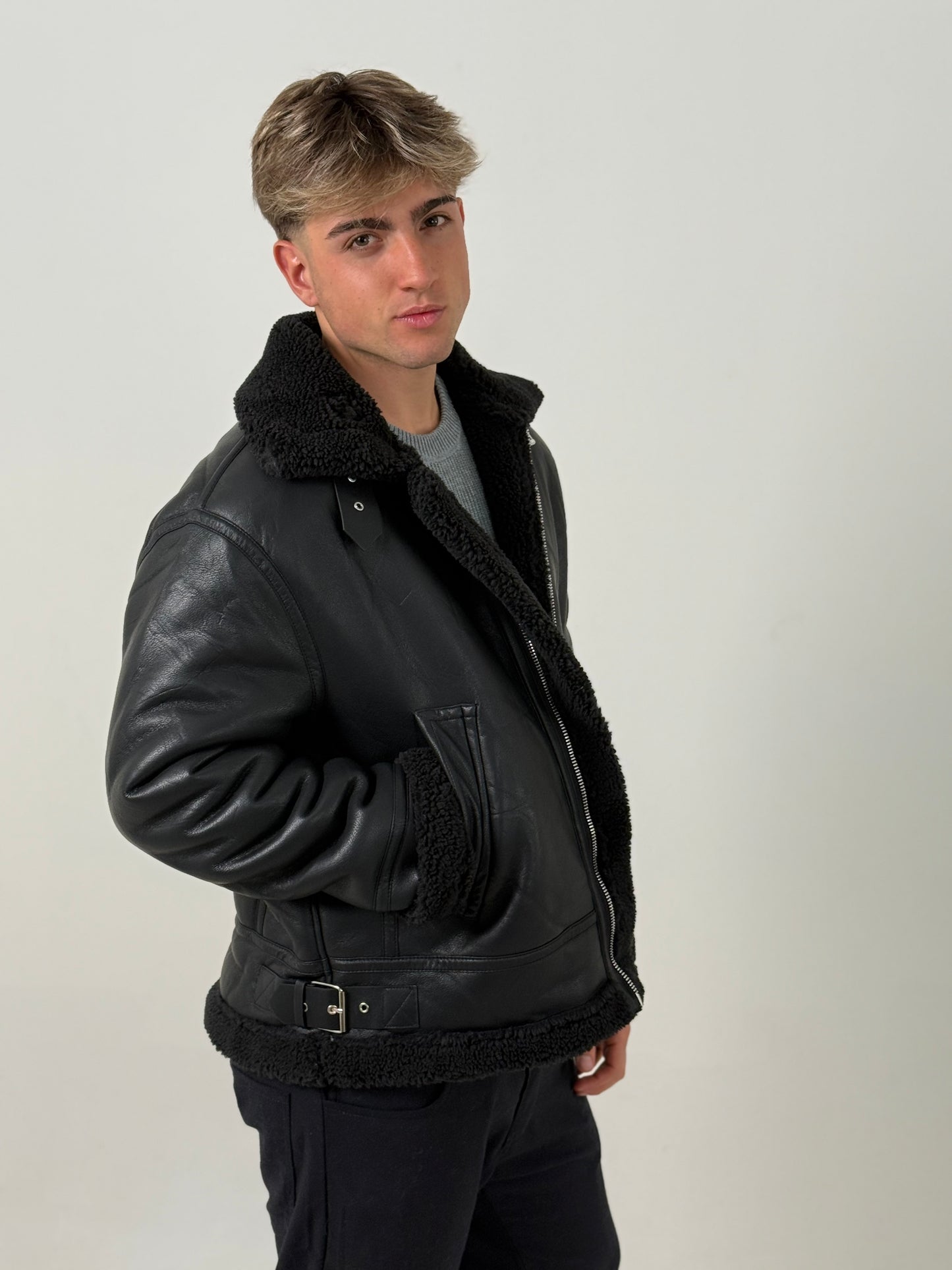 Chaqueta Gamulán Negra - Corderito Negro