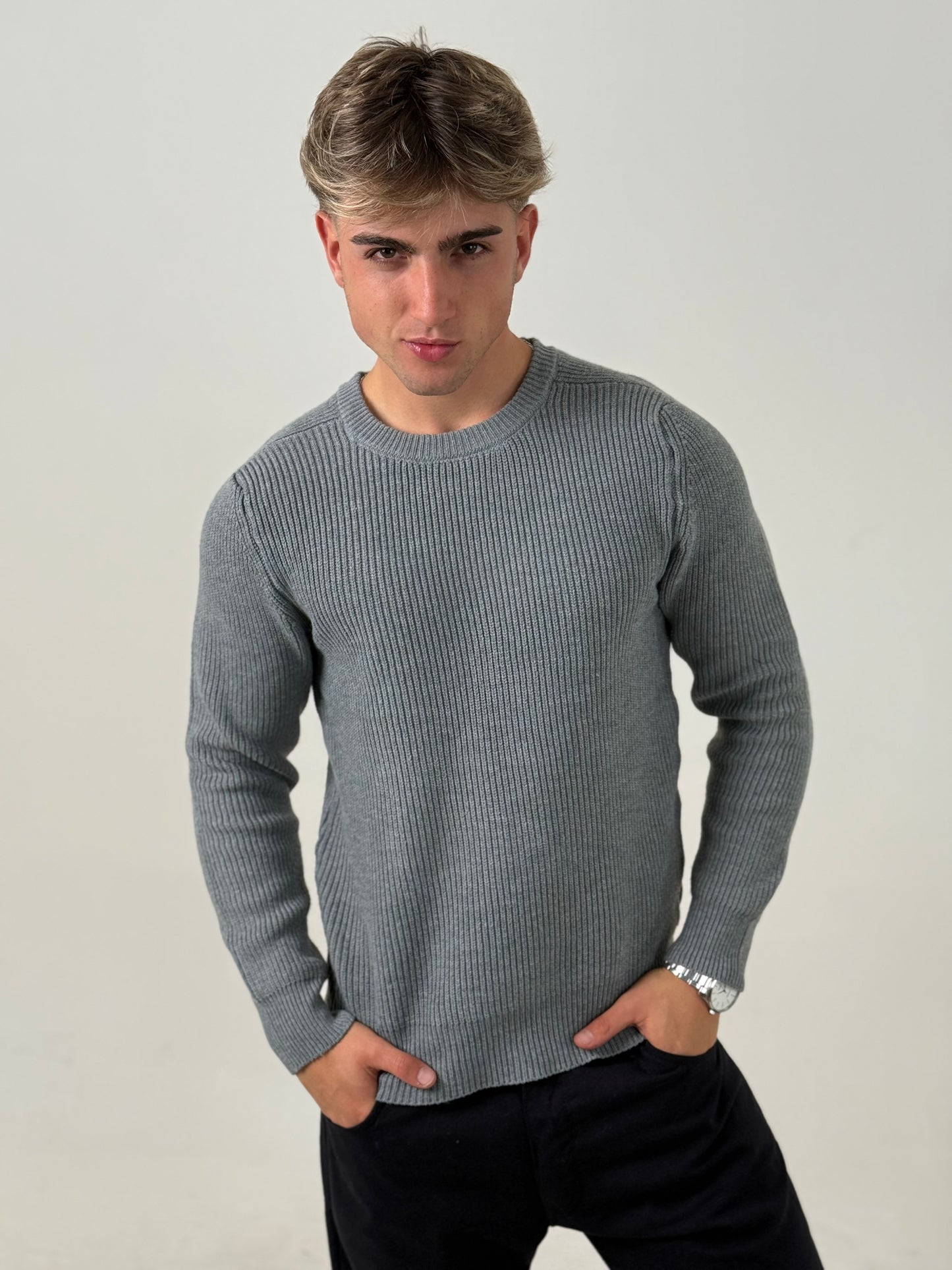 Sweater Knit Gris