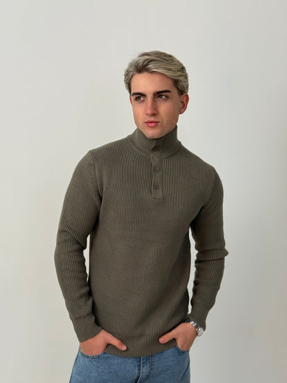 Sweater Linaje - Verde Oliva