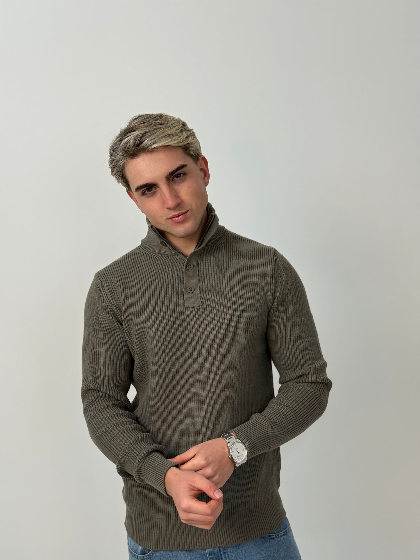 Sweater Linaje - Verde Oliva