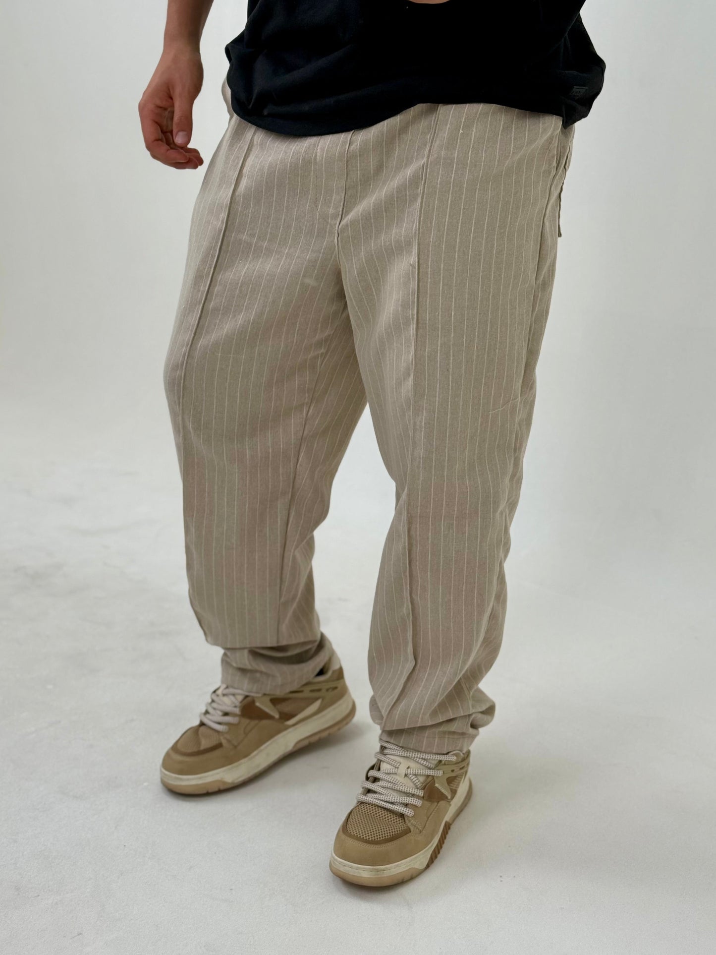 Pantalon Lino Relaxed Pro - Beige
