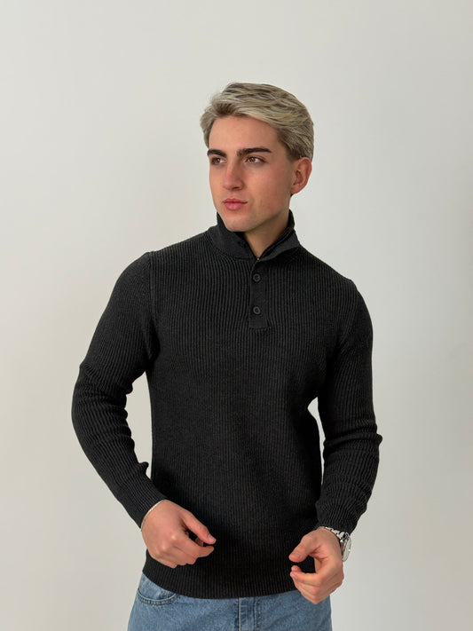 Sweater Linaje - Gris Oscuro