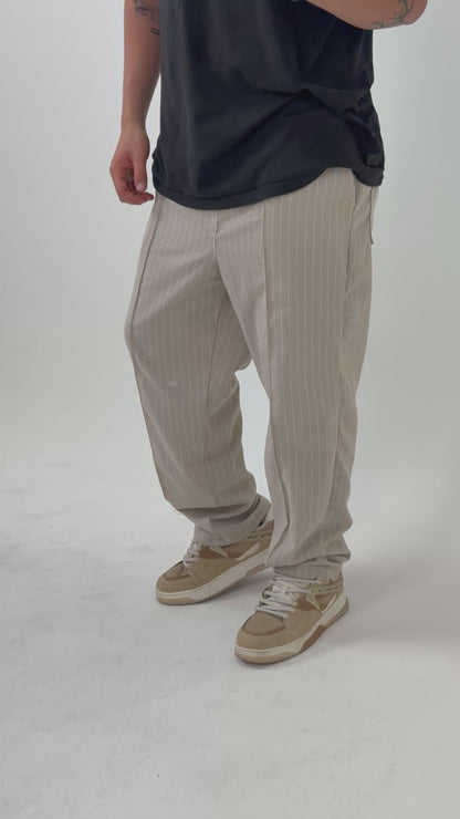 Pantalon Lino Relaxed Pro - Beige